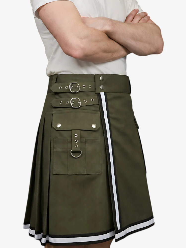 Olivgrüner Feuerwehr Reflex Utility Kilt