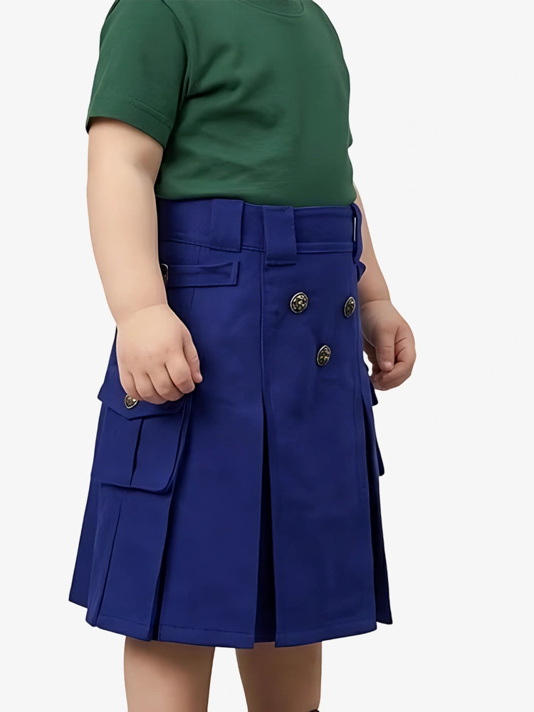 Premium Quality Royal Blue Baby Kilt