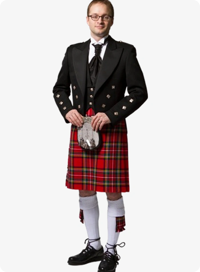 Royal Stewart Tartan Kilt Kleidung