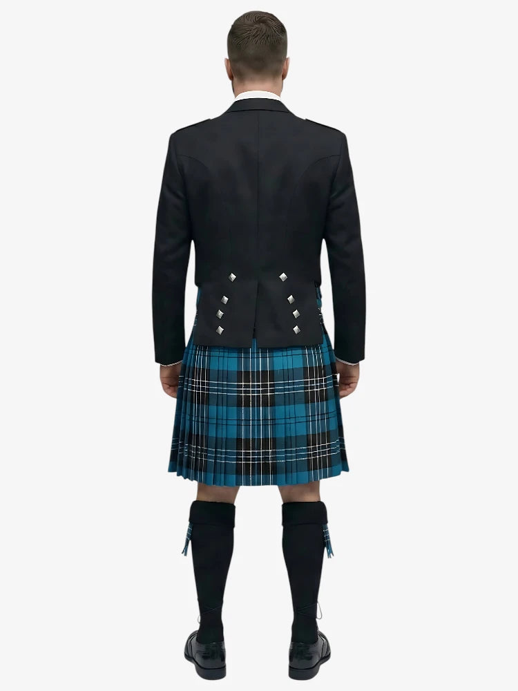 Ramsay Blue Tartan Prince Charlie Kilt Outfit