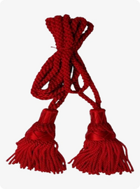 Red Scottish Silk Bagpipe Cord
