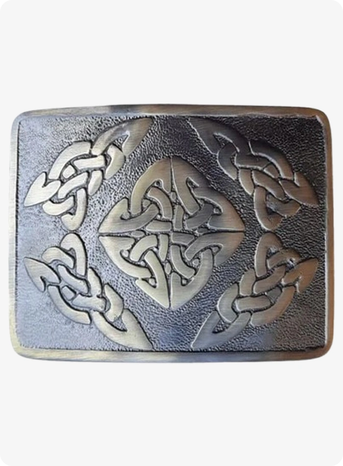 Custom Made Scottish Rhombus Design Kilt Belt Buckle