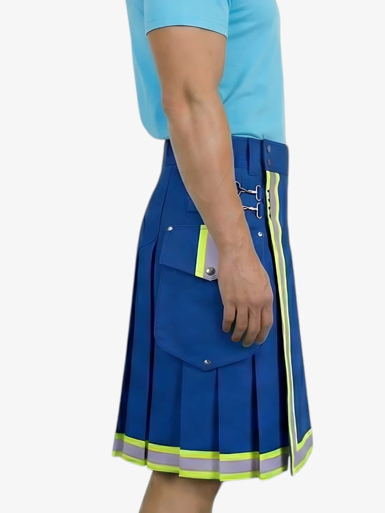 Royalblauer Feuerwehr Utility Kilt