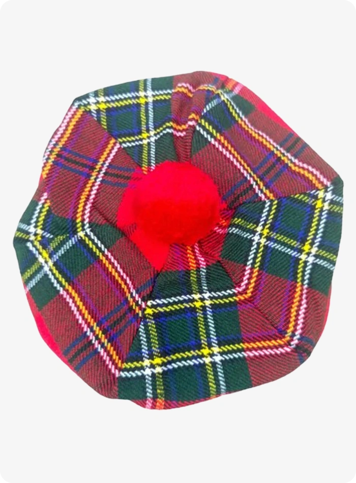 Maßgefertigter Royal Stewart Tartan Tam O’Shanter Hut