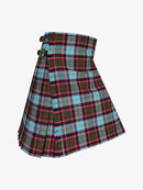 Plaid kilt with a white background