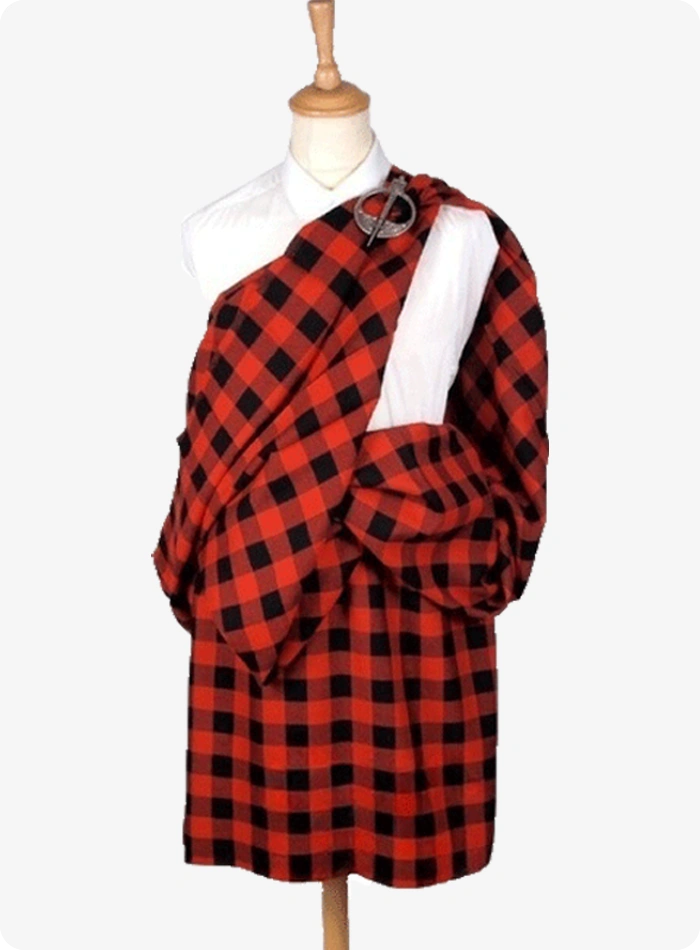 Maßgefertigter Traditioneller Schottischer Great Highland Kilt