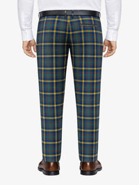 US-Marine Corp Tartan Trouser Back