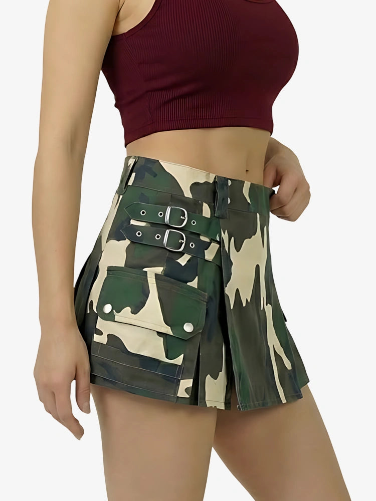 Damen Camo Woodland Utility Kilt