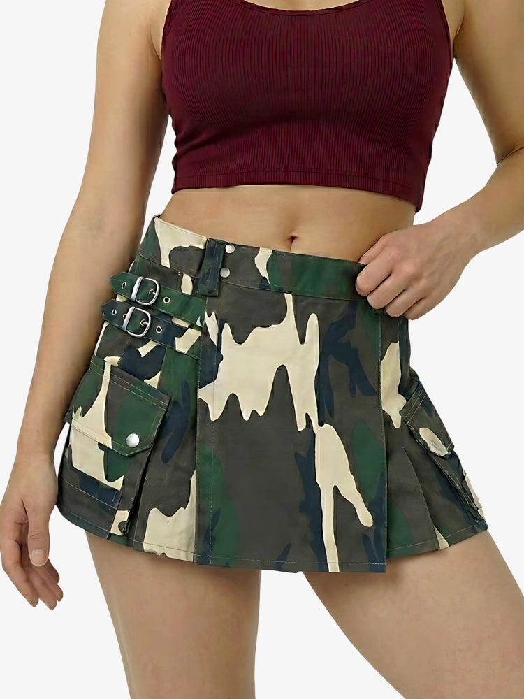 Damen Camo Woodland Utility Kilt