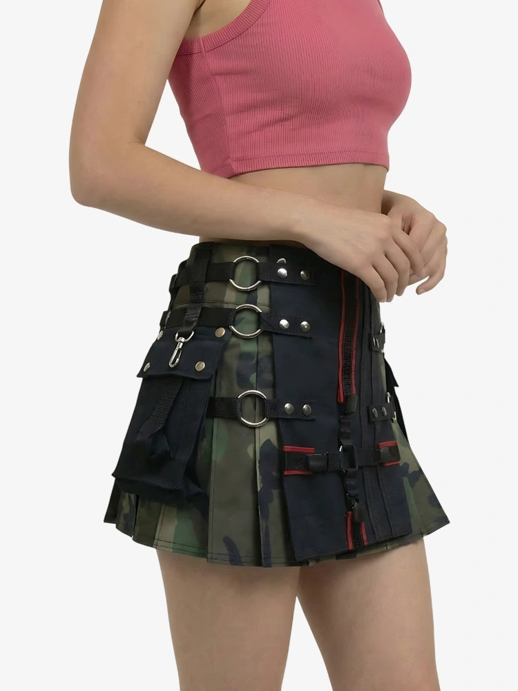 Damen Camouflage Utility Kilt