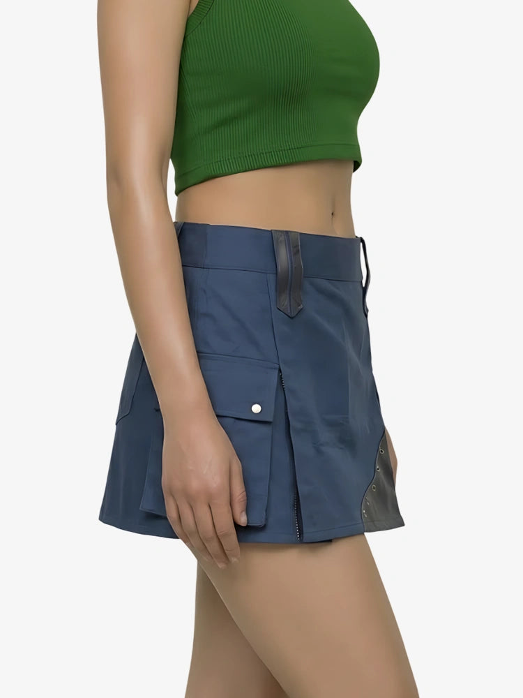 Damen-dunkelblauer Utility-Kilt