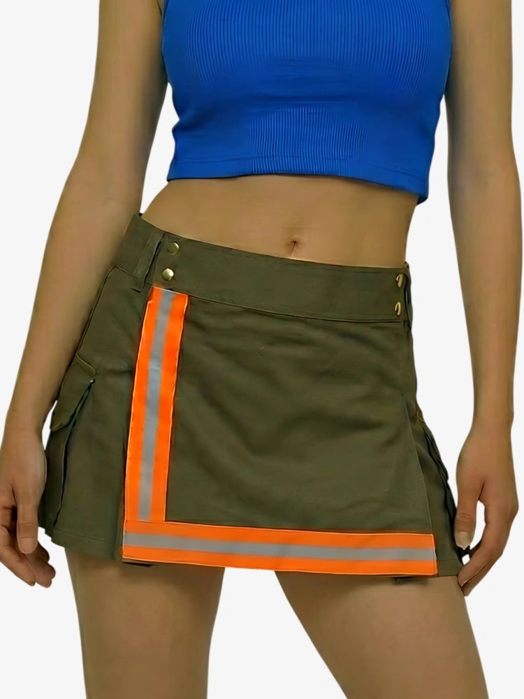 Damen Feuerwehr Kilt mit reflektierendem Streifen