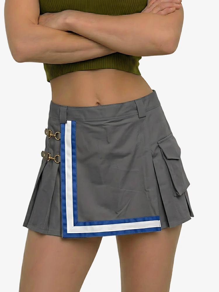 Damen Grauer Feuerwehr Kilt