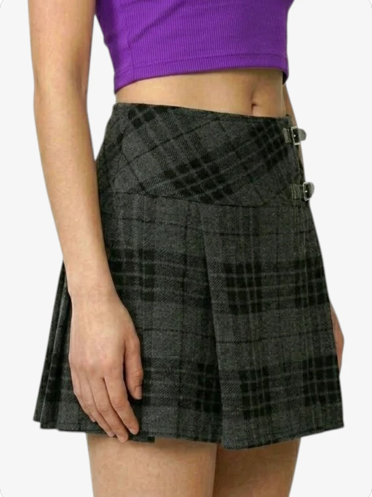 Damen Hamilton Grauer Tartan Rock