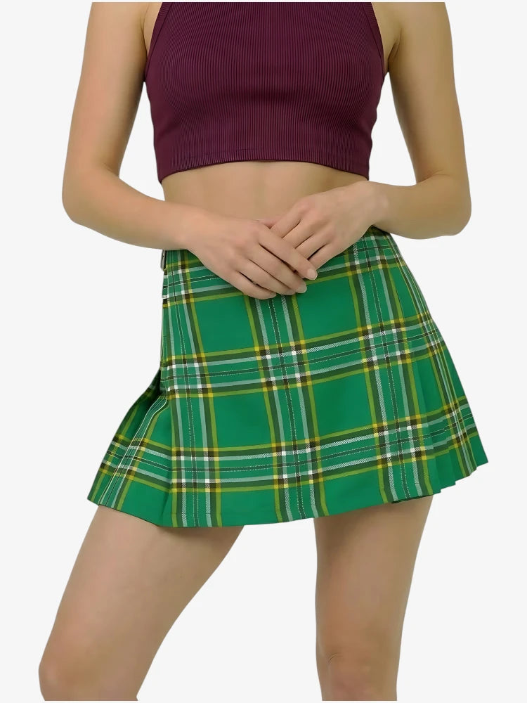 Damen Irischer Grüner Tartan Kilt