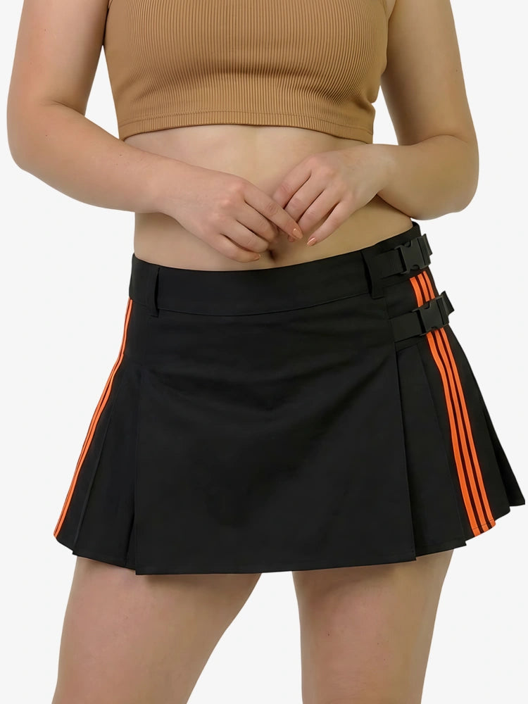 Damen Moderner Schwarzer Feuerwehr Utility Kilt