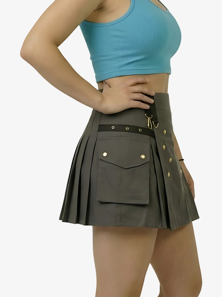 Damen Schottischer Grauer Utility Kilt