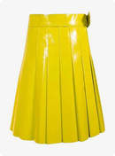 Gelber Damen Lederkilt