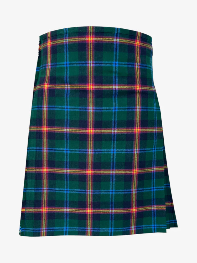 Young Modern Tartan Kilt Front